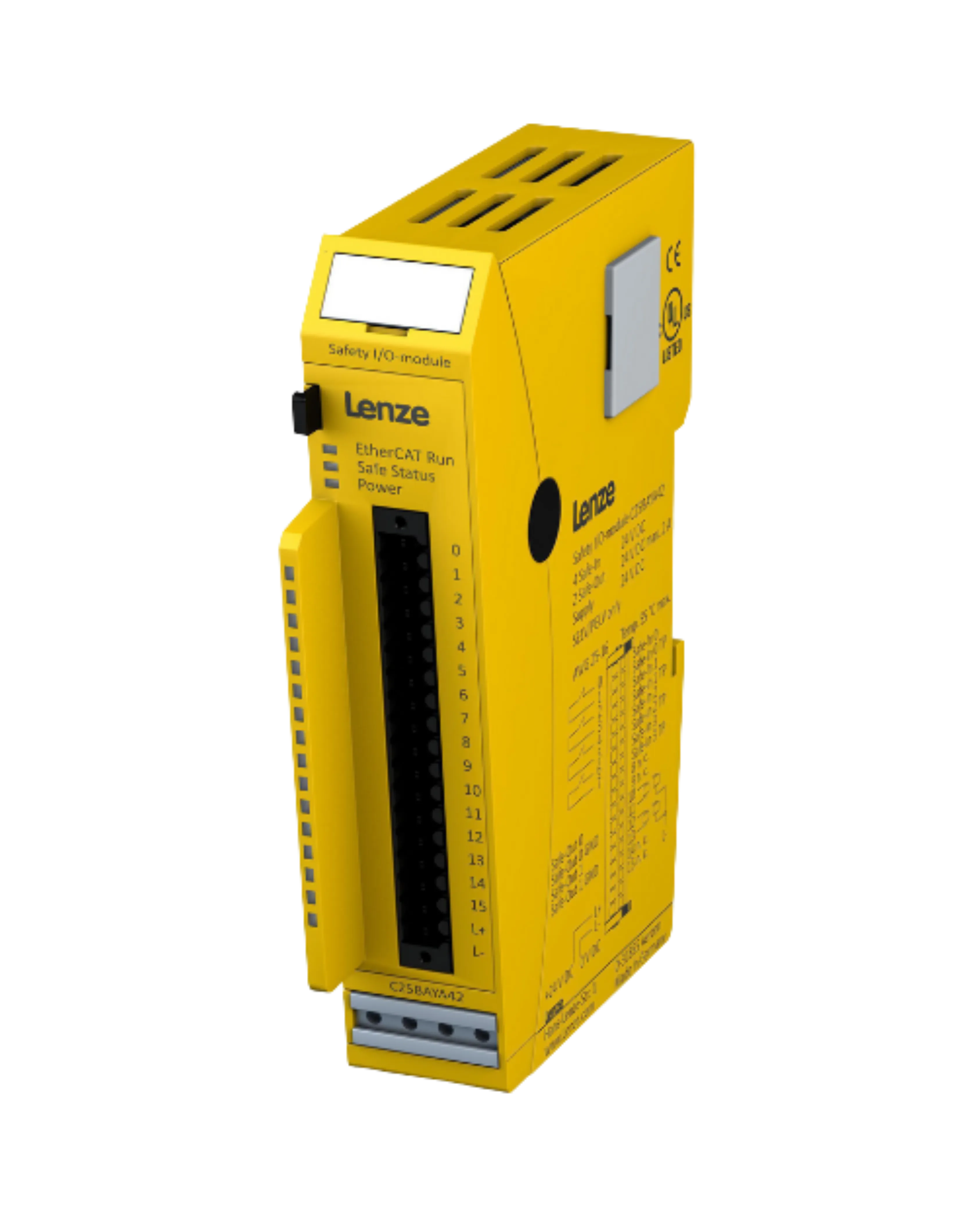 Lenze C25BAYA42 c250-S Safety I/O Module — Lenze Drives – Motors – Circuits Protection